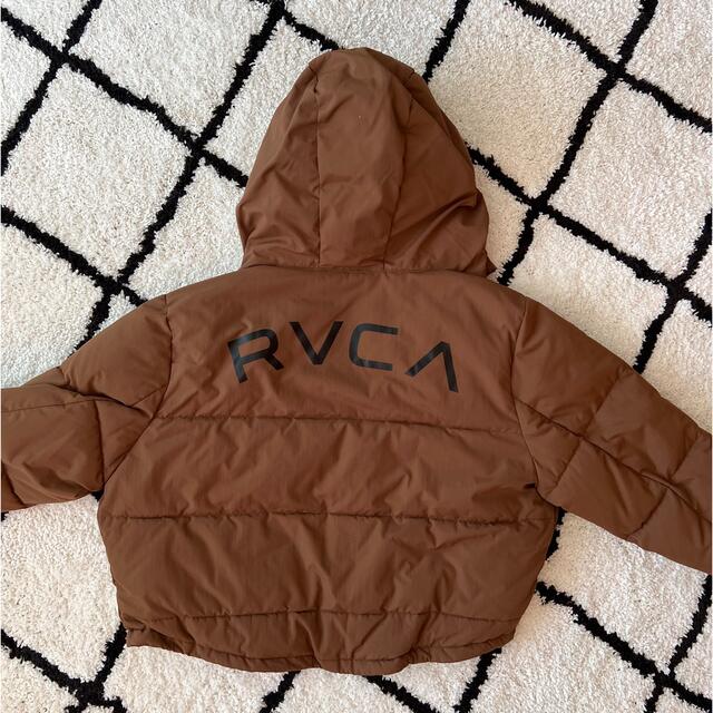 RVCA  ダウンジャケット  ブラウン　Sサイズダウンジャケット