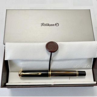 ペリカン(Pelikan)のペリカン万年筆　M800 茶縞　トータスシェルブラウン(ペン/マーカー)