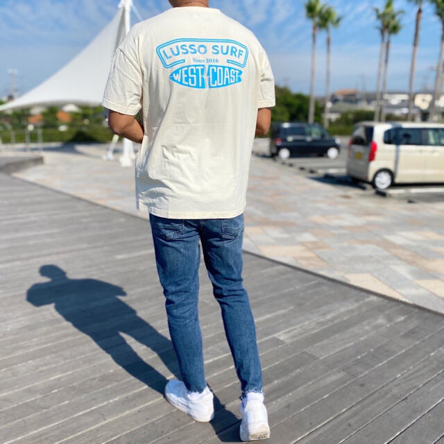 BAYFLOW(ベイフロー)の西海岸系☆LUSSO SURF ウエストコースト パフTシャツ　ベイフロー  レディースのトップス(Tシャツ(半袖/袖なし))の商品写真