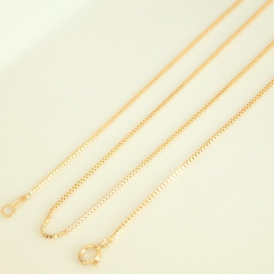 ファッション』 k18ネックレス ベネチアンチェーン 0.9㎜幅 18金 18k
