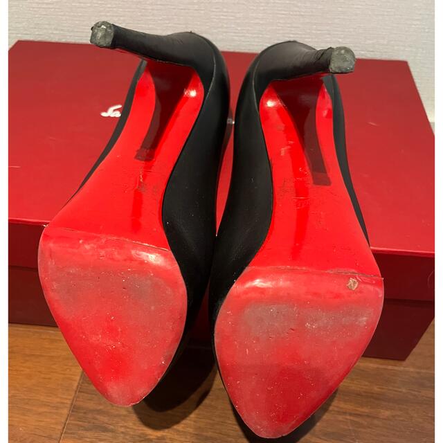 Christian Louboutin(クリスチャンルブタン)の【値下げ中！】クリスチャンルブタン　ハイヒールパンプス　プラットフォーム　黒 レディースの靴/シューズ(ハイヒール/パンプス)の商品写真