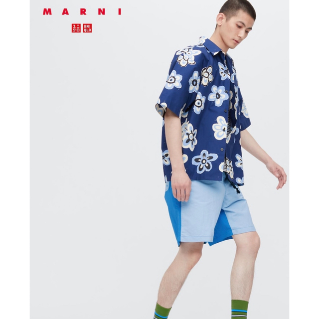 UNIQLO(ユニクロ)の2WAYユーティリティショーツ　UNIQLO MARNI メンズのパンツ(ショートパンツ)の商品写真