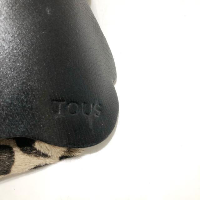 【新品未使用】TOUS トウス トートバッグ ブラック レザー クマ 刻印