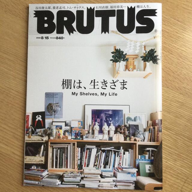 BRUTUS (ブルータス) 2022年 8/15号 エンタメ/ホビーの雑誌(その他)の商品写真