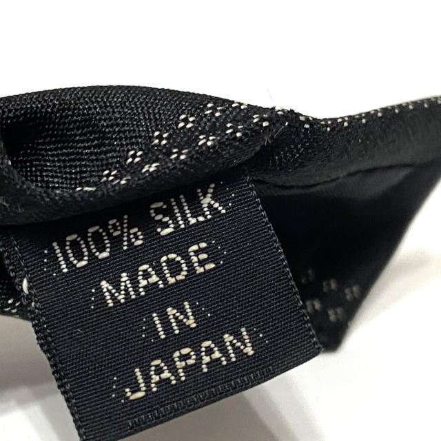 Yohji Yamamoto(ヨウジヤマモト)のヨウジヤマモト ネクタイ メンズ - 黒×白 メンズのファッション小物(ネクタイ)の商品写真