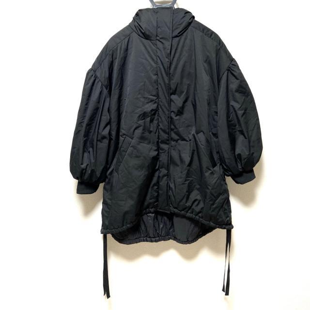JEANASIS(ジーナシス)のジーナシス ダウンコート サイズF - 黒 レディースのジャケット/アウター(ダウンコート)の商品写真