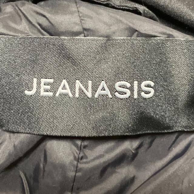 JEANASIS(ジーナシス)のジーナシス ダウンコート サイズF - 黒 レディースのジャケット/アウター(ダウンコート)の商品写真
