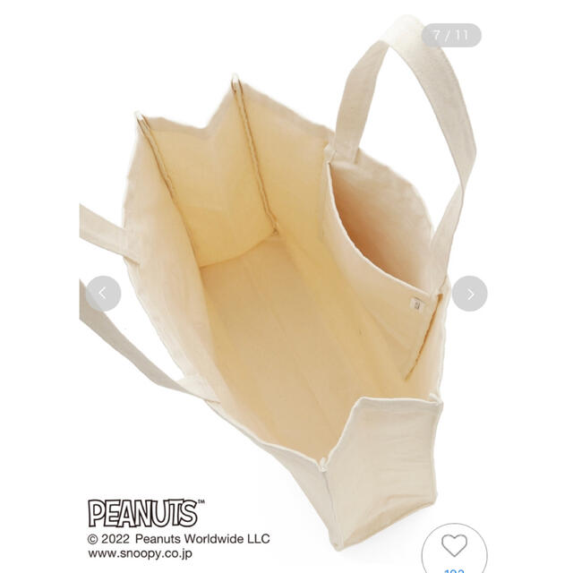gelato pique(ジェラートピケ)の【新品未使用】ジェラートピケ  スヌーピー  2022 トートバッグ レディースのバッグ(トートバッグ)の商品写真