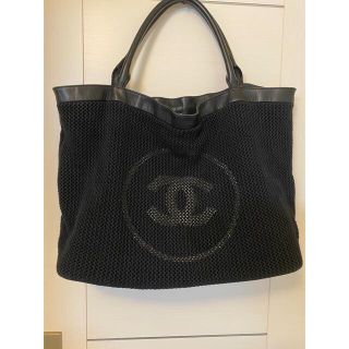 シャネル(CHANEL)のCHANEL トート　ビーチバッグ黒(トートバッグ)