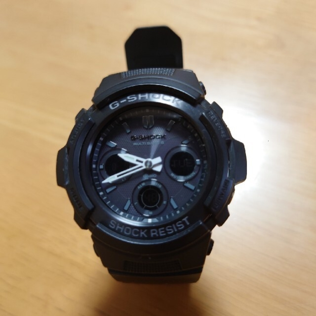 G-SHOCKブラック タフソーラーメンズAWG-M100B