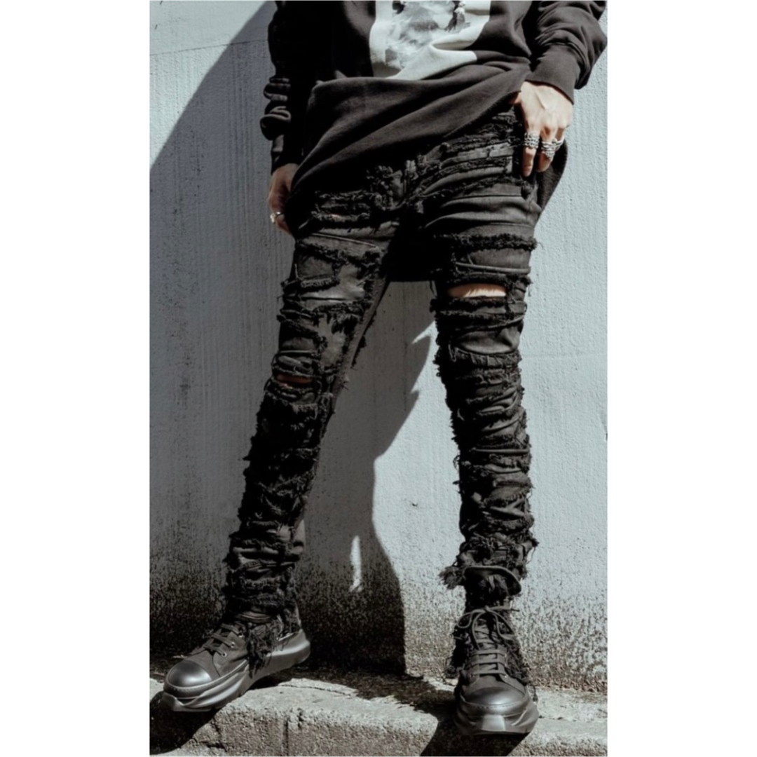 Rick Owens DRKSHDW Tyrone cut  pantsカラーブラック