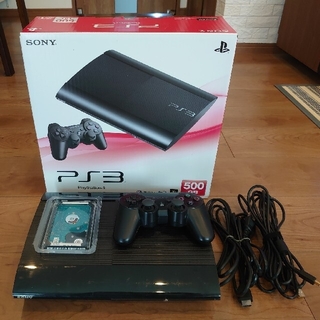 プレイステーション3(PlayStation3)のPS3 本体 SSD交換品 CECH-4000C 500GB(家庭用ゲーム機本体)