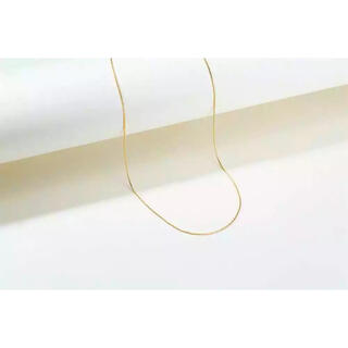 フレイアイディー(FRAY I.D)のゴールドスネークチェーンネックレス　40cm(ネックレス)