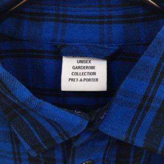 VETEMENTS ヴェトモン MY NAME IS VETEMENTS SLEEVELESS FLANNEL SHIRT マイネームイズヴェトモン ノースリーブ チェック ネルシャツ ベージュ UE52SH280W