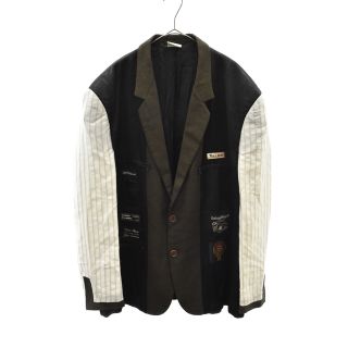 ヴェトモン(VETEMENTS)のVETEMENTS ヴェトモン 18AW INSIDE OUT BLAZER UAH19JA309 インサイド アウト ブレザー テーラード ジャケット ブラック/ホワイト(テーラードジャケット)