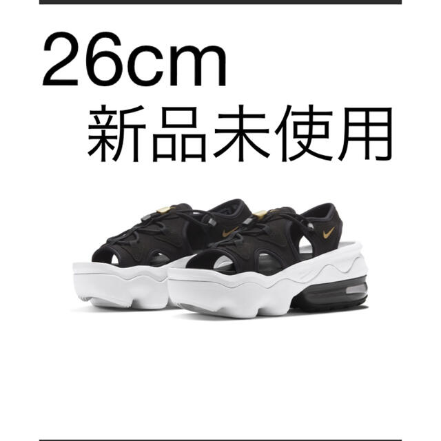 NIKE(ナイキ)のNIKE　エアマックスココ　26cm　ブラック×ホワイト完売色　24時間以内発送 レディースの靴/シューズ(サンダル)の商品写真