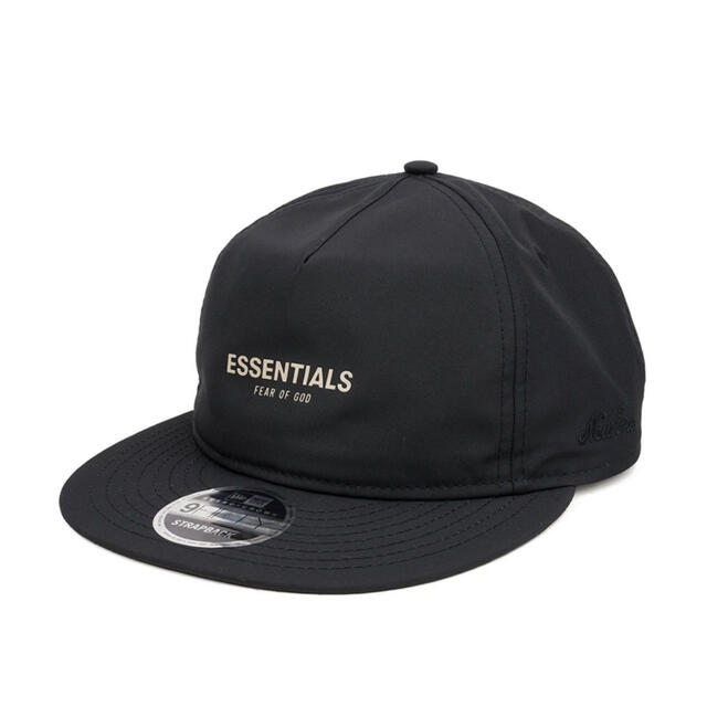 FEAR OF GOD(フィアオブゴッド)のESSENTIALS NEW ERA CAP ブラック 未使用新品 メンズの帽子(キャップ)の商品写真