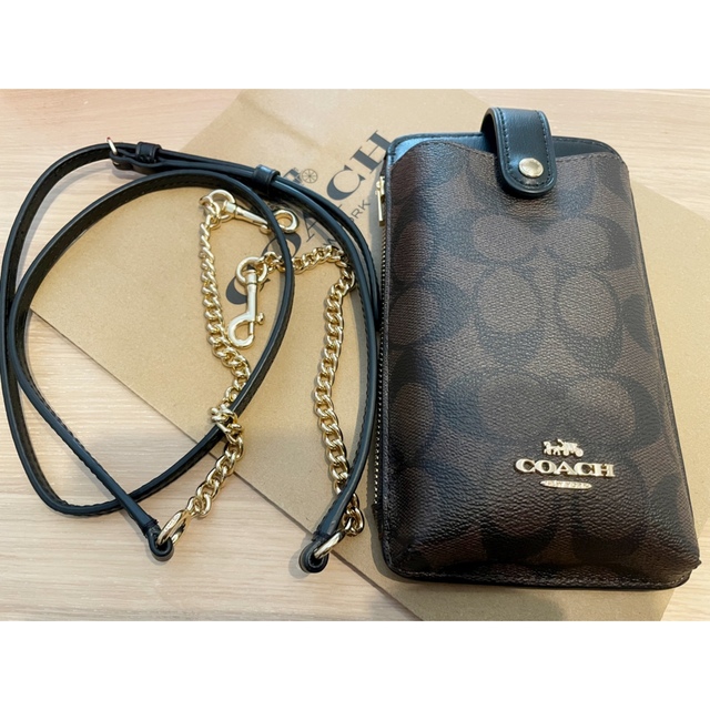 COACH☆新品】ノース/サウス フォーン クロスボディ☆シグネチャー