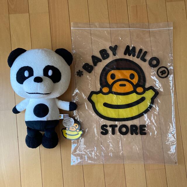 新品　BAPE BABY MILO パンダ　レア　ぬいぐるみ