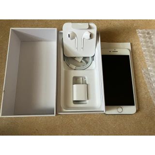 アイフォーン(iPhone)の美品　箱付き　iPhone8 白　バッテリー90% SIMフリー(スマートフォン本体)