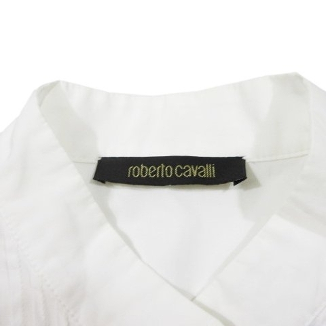 Roberto Cavalli(ロベルトカヴァリ)のロベルトカヴァリ roberto cavalli ブラウス シャツ バンドカラー レディースのトップス(シャツ/ブラウス(半袖/袖なし))の商品写真