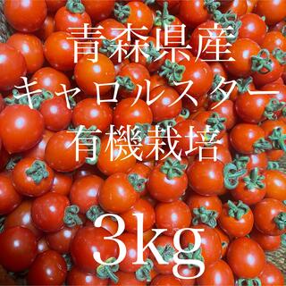 ミニトマト　3kg 青森県産　有機栽培　キャロルスター　プチトマト