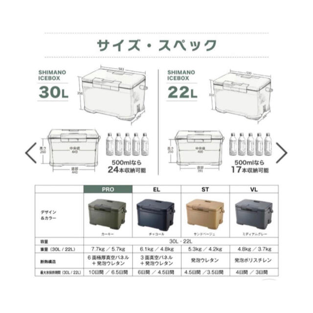 シマノ ICEBOX PRO 30L NX-030V