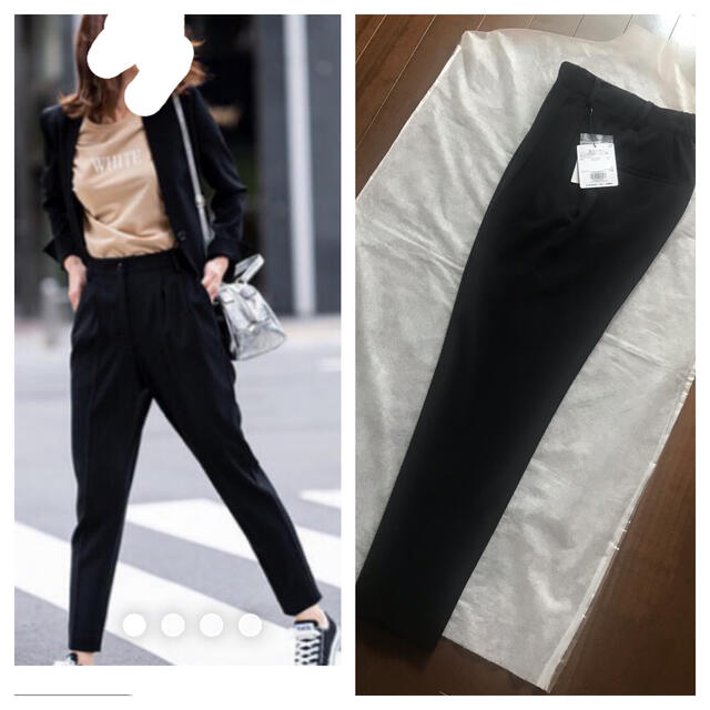 35%OFF Lohen 裾ゴムタックパンツ サックス 新品未使用 ilam.org