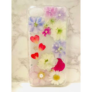 全機種対応 iPhoneケース 押し花ケース 押し花 ケース 花 Android(スマホケース)