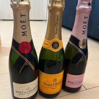 モエエシャンドン(MOËT & CHANDON)のモエエシャンドン ・ウーヴ　イエロー（ブリュット・ロゼ）375ml ハーフボトル(シャンパン/スパークリングワイン)