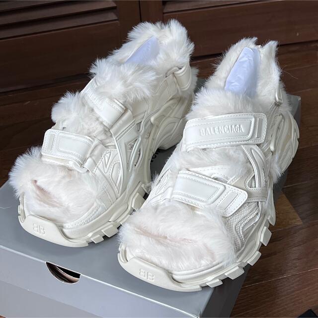Balenciaga - 正規品 バレンシアガ Track スニーカー型サンダル ファー