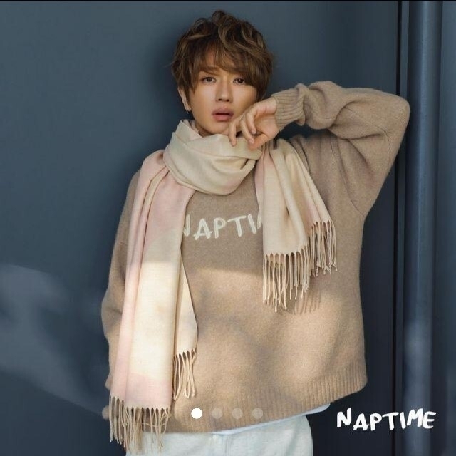 naptime ナップタイム Nissy 西島隆弘 パーカー ベージュ Mサイズメンズ