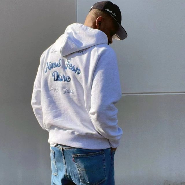 メンズ Aime Leon Dore Chain Stitch Hoodie Greyの通販 by Eldon's