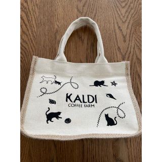 カルディ(KALDI)の猫バッグ　トートバッグ(トートバッグ)