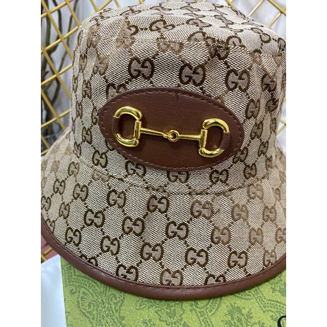 高品質新品 Gucci バケットハット バケハ Mサイズ kids-nurie.com
