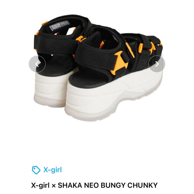 X-girl(エックスガール)のSHAKA ×X girlコラボ　NEO BUNGY CHUNKY レディースの靴/シューズ(サンダル)の商品写真