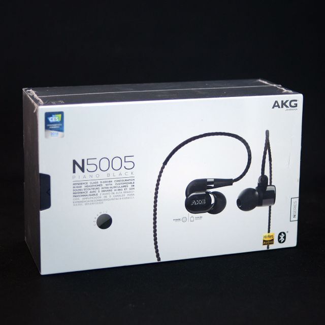 【 新品 】AKG N5005 黒 ハイレゾ イヤホン 未開封 並行輸入品