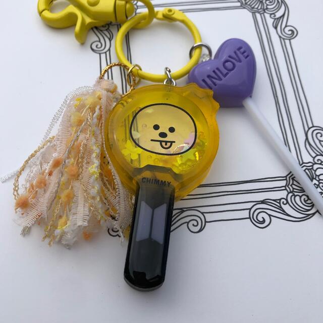 防弾少年団(BTS)(ボウダンショウネンダン)のシャカシャカキーホルダー（オイルなし）☆CHIMMY ハンドメイドのアクセサリー(キーホルダー/ストラップ)の商品写真