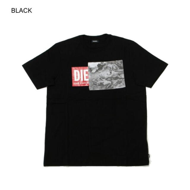 DIESEL Tシャツ 00SIEW 0091A T-JUST-XH ブラックL