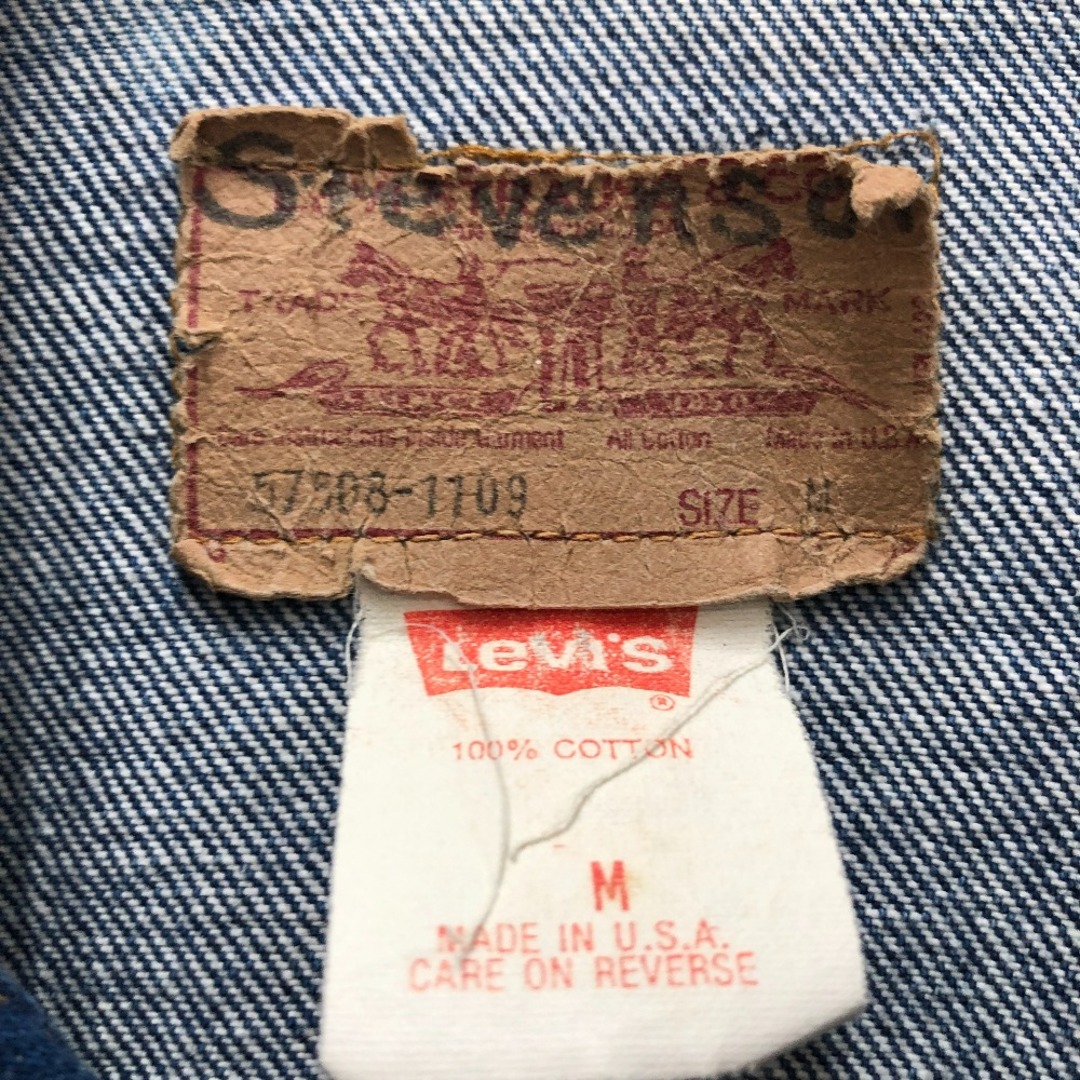 Levi's(リーバイス)の□□LEVI'S リーバイス レディースジャケット 57508 87年製  SIZE M インディゴ レディースのジャケット/アウター(その他)の商品写真