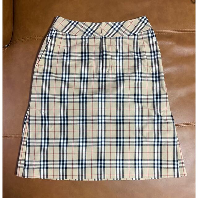 BURBERRY BLUE LABEL(バーバリーブルーレーベル)のバーバリー　チェックスカート レディースのスカート(ひざ丈スカート)の商品写真