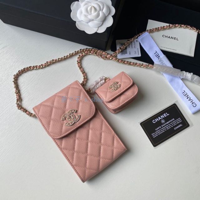 今月迄 新品 CHANEL ビジューココマークスマホ\u0026エアポッズ ケース