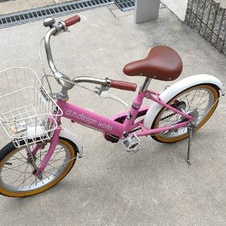 【大阪引き取り歓迎】a.n.design works 自転車 16インチ 女の子(自転車本体)