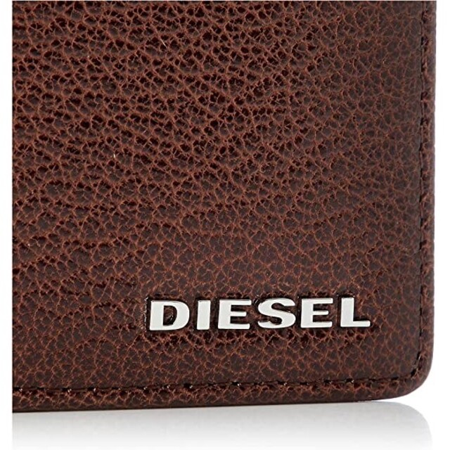 【新品未使用】 DIESEL ディーゼル 折り財布 ブラウン カラーブロック