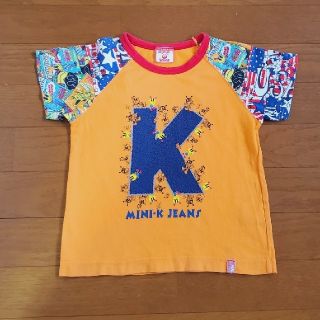 ミニケー(MINI-K)のMINI-K 110サイズ  Tシャツ  オレンジ(Tシャツ/カットソー)