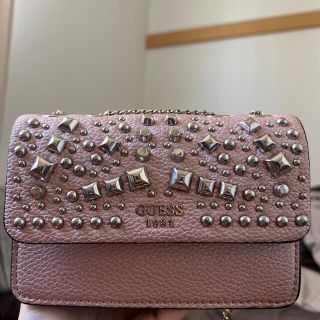 ゲス(GUESS)の【Guess】ショルダーバッグ　ピンク　2way使用可能(ショルダーバッグ)