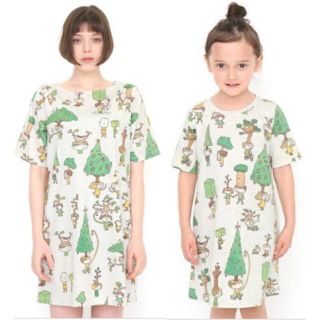 グラニフ ヨシタケシンスケ ぼくのニセモノ 親子リンク お揃いワンピースセット(ワンピース)