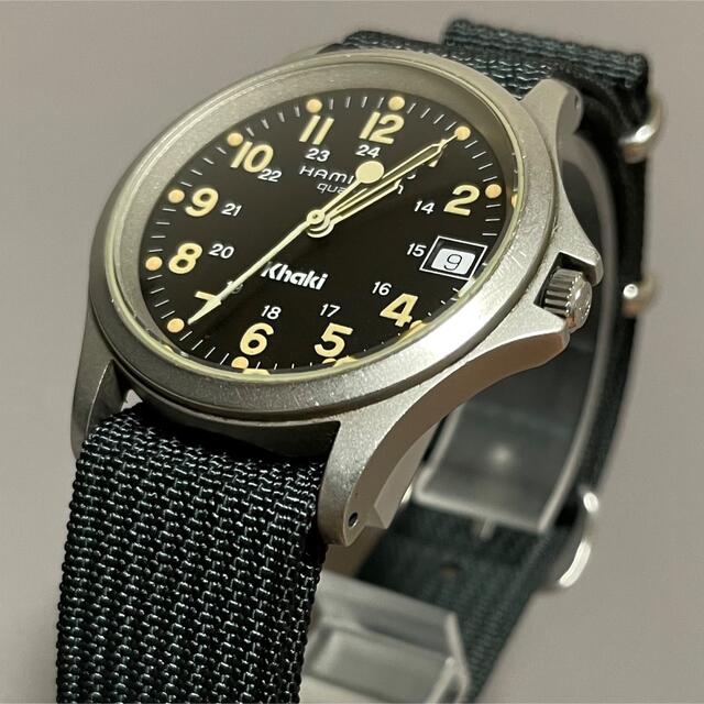 Hamilton(ハミルトン)の美品 hamilton khaki 9445B ハミルトン カーキ メンズの時計(腕時計(アナログ))の商品写真