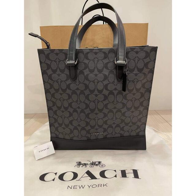 COACH コーチ バッグ　定価10万円エレガントブラックグレー新品未使用