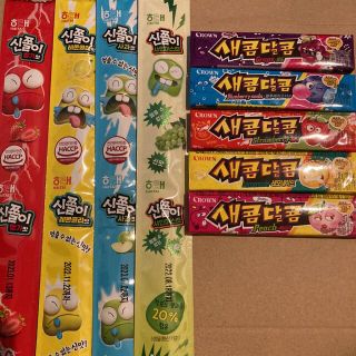 韓国　3種類のシンチョリ4点＆５種類のセコムダルコム(菓子/デザート)